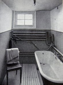 Solbäder in Mumpf - Solbad und Gasthof Schönegg Badewanne um 1910