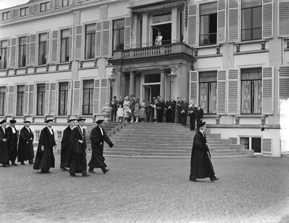 Soestdijk, defile profs, Bestanddeelnr 903-4786