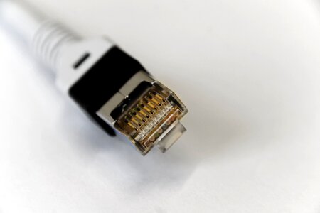 Cable plug connection photo