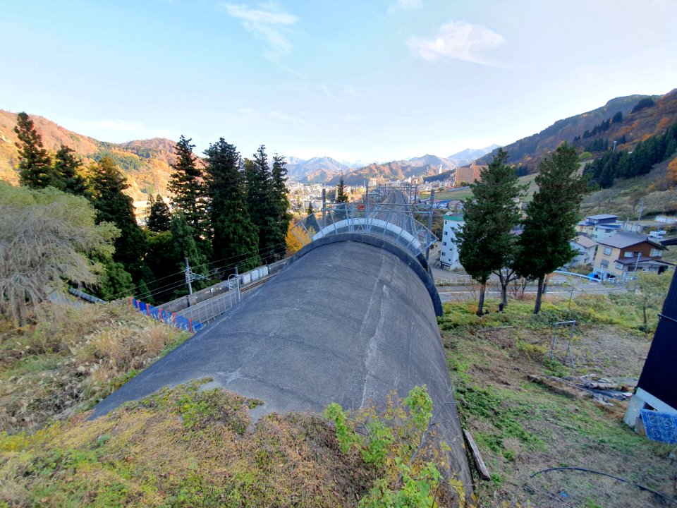 Shinkansen tunnel in Yuzawa