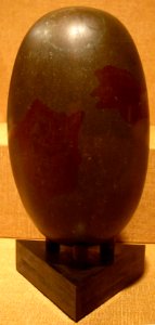 Shiva linga, India, stone, Honolulu Academy of Arts
