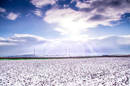 White landscape outdoor