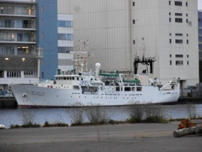 Shinyo-Maru III the training vessel of Tokyo University of Marine Science and Technology in Tokyo