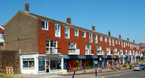 Shopping Parade, Warren Way, Woodingdean (May 2020)