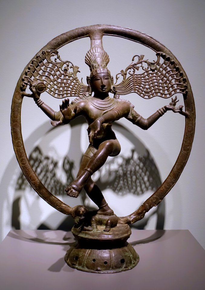 Shiva Nataraja, Southern India, Tamil Nadu, Chola dynasty, 900s-1100s with later alterations, cast bronze - Portland Art Museum - Portland, Oregon - DSC08478