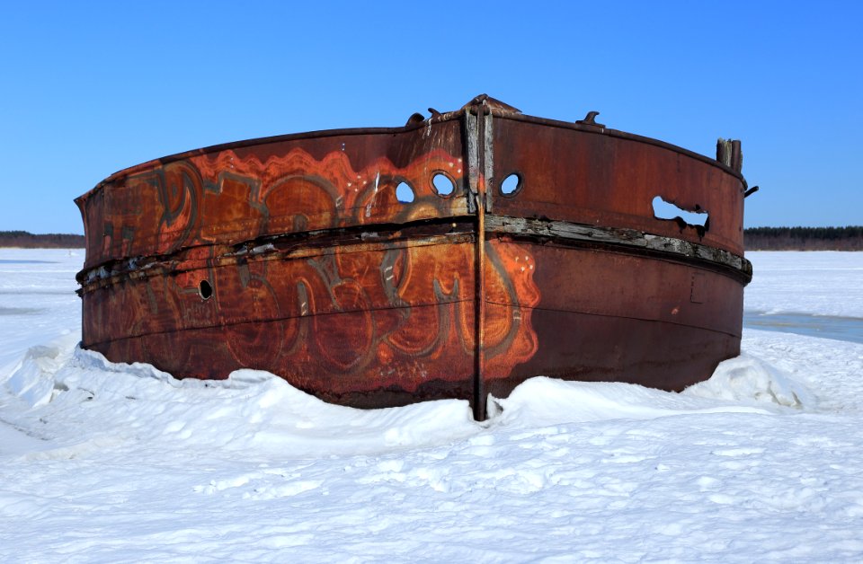 Shipwreck Pateniemi Oulu 20180408