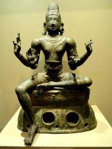 Shiva seated at ease, Later Chola, 12th century - Nelson-Atkins Museum of Art - DSC09147 photo