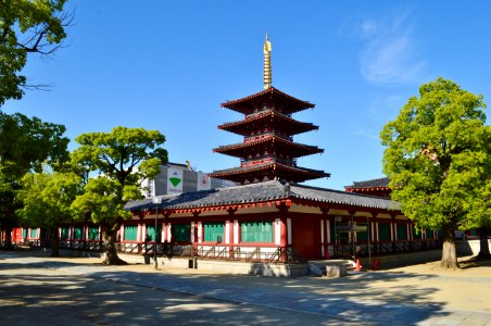 Shitenno-ji, garan