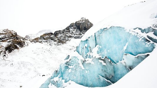 Snow ice alps photo