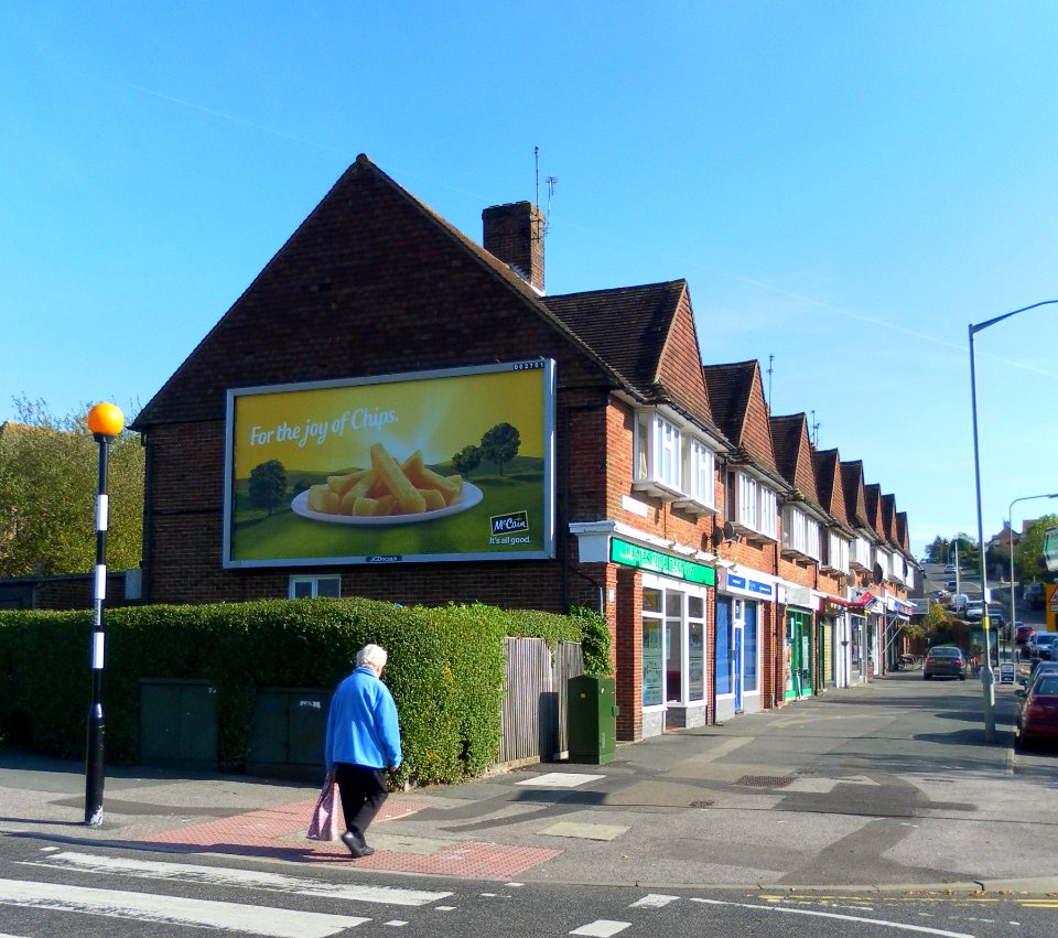 Shopping Parade at Ladies Mile Road, Patcham (October 2011)