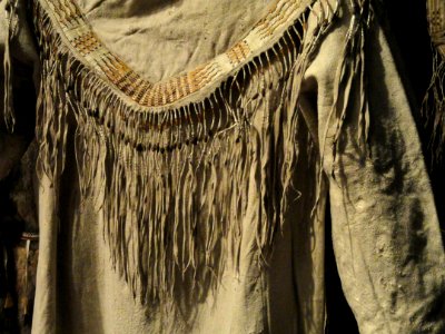 Shirt detail, Tanaina donated 1846 - Etholén collection, Museum of Cultures (Helsinki) - DSC04910