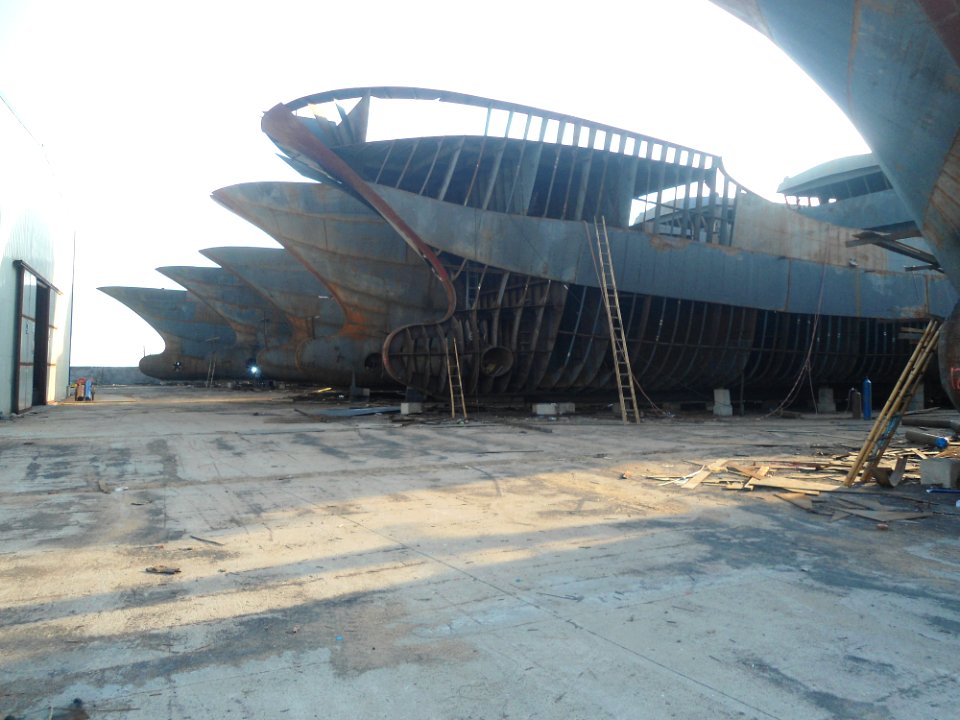 Shipyard at northwest shore of Xinbu Island - 01