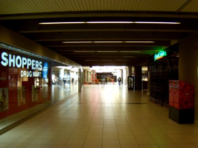 Shops in "Winnipeg Square" underground mall in Winnipeg, Manitoba 03