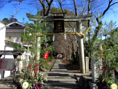 Shinomura-hachimangū torii