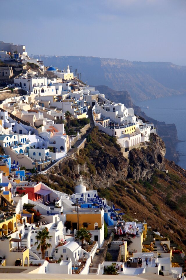 Caldera white houses greece