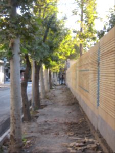 Sidewalk of an Alley of Jalale Ale Ahmad St - Nishapur 2