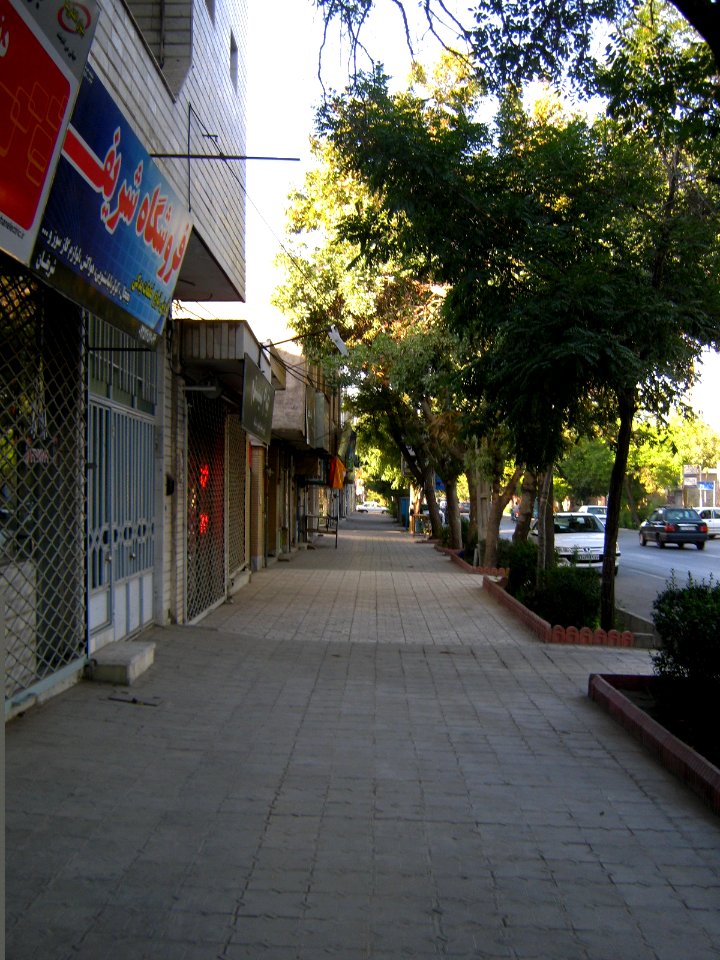 Sidewalk of 17 Shahrivar st - Nishapur 2