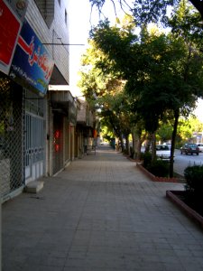 Sidewalk of 17 Shahrivar st - Nishapur 2