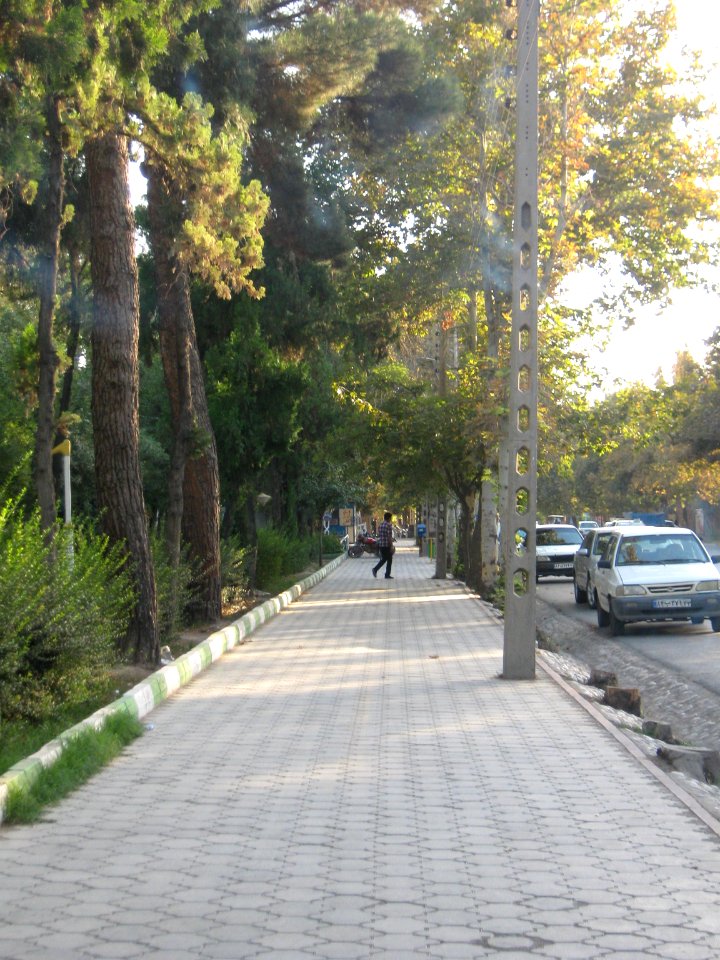 Sidewalk of Shariati ave 3. - Nishapur