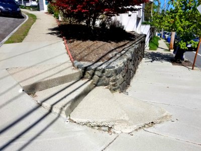 Sidewalk stairs - Arlington, MA - 02