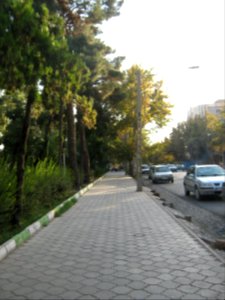 Sidewalk of Shariati ave 1. - Nishapur