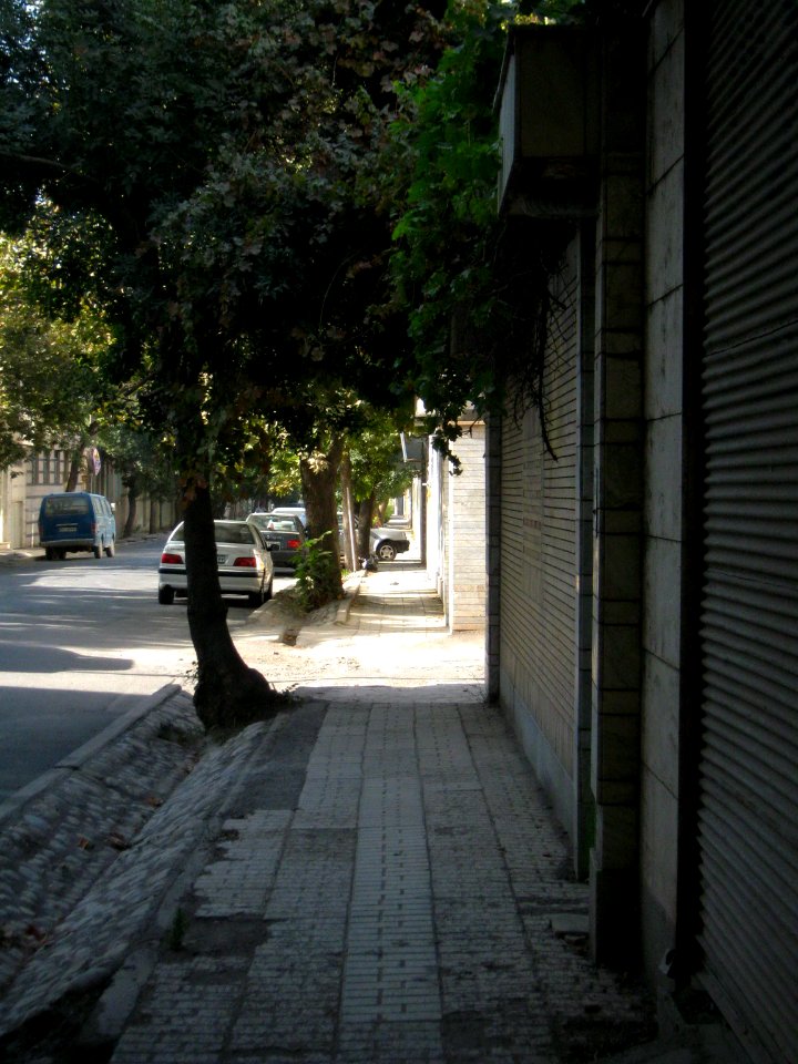 Sidewalk - Takhti st - Nishapur 2