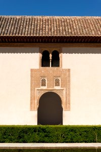 Side door Patio de los Arrayanes, Alhambra, Granada, Andalusia, Spain photo