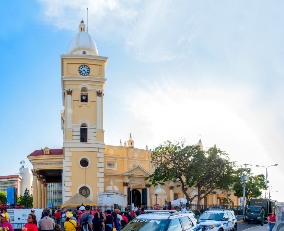 Side view of the Basilica of the Chinita
