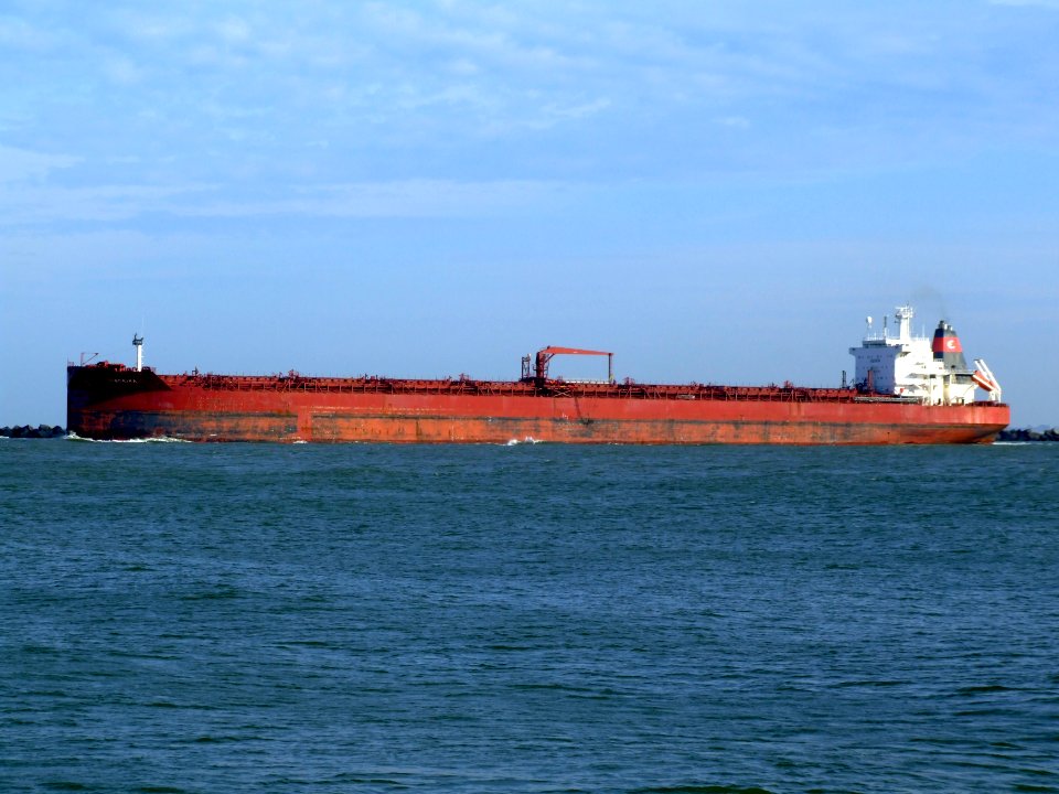Sibonina - IMO 9036519 - Callsign A8LU6 leaving Port of Rotterdam, Holland 27-Jan-2005 photo-1