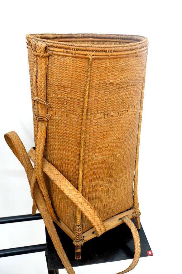 Shoulder basket, Ta Oi (Thua Thien) - Vietnam Museum of Ethnology - Hanoi, Vietnam - DSC03224