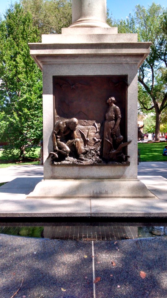 Side of the Seagull Monument