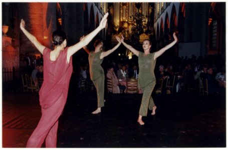 Show in de Grote of St. Bavokerk t.g.v. het jaarlijks congres van de Vereniging van Nederlandse Gemeenten. NL-HlmNHA 54036894 01