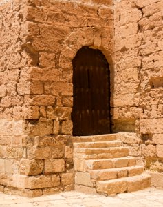 Side door, Torre de l'Homenaje, Alcazaba, Almeria, Spain photo