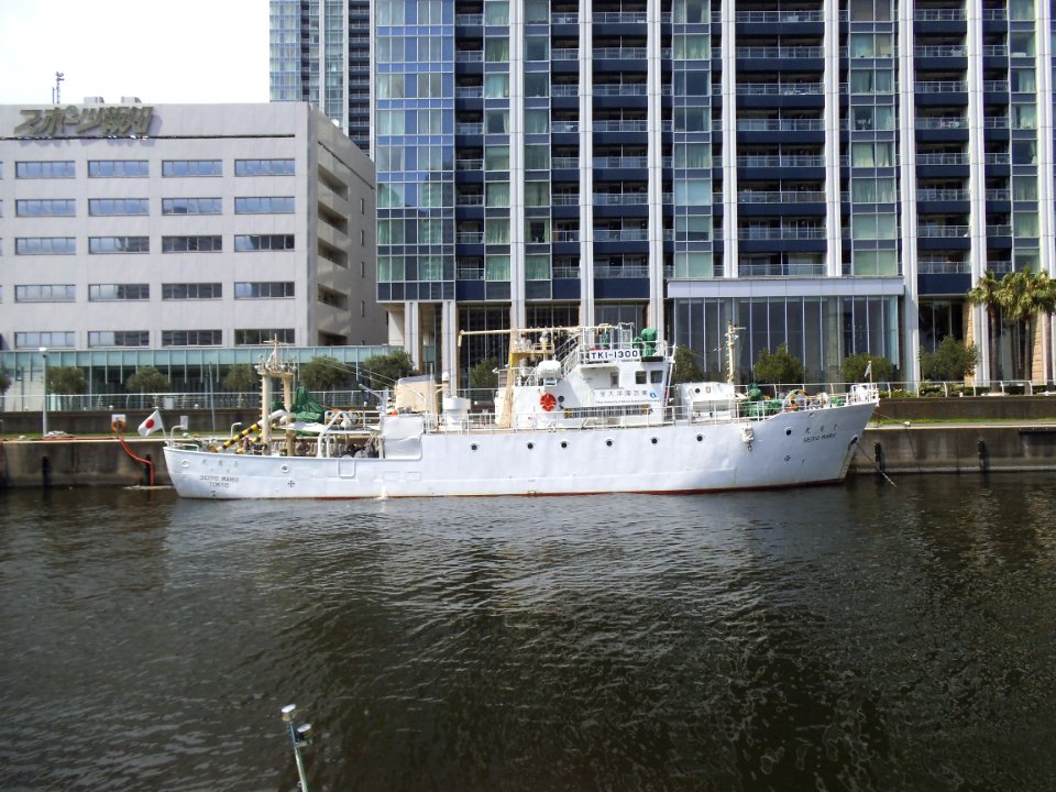 Side view of Seiyo-Maru the training vessel of Tokyo University of Marine Science and Technology 3