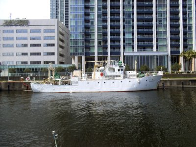 Side view of Seiyo-Maru the training vessel of Tokyo University of Marine Science and Technology 3