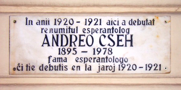 Sibio, plako pri Andreo Cseh, 2