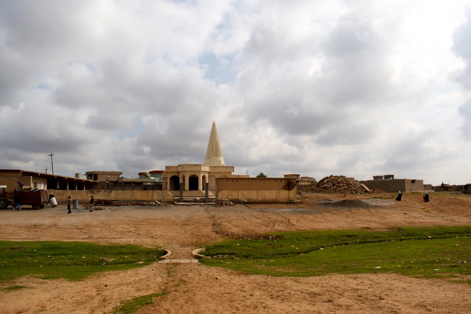 Shrine of Shekhse Bate in Babera village, rebuilt after 2014 10