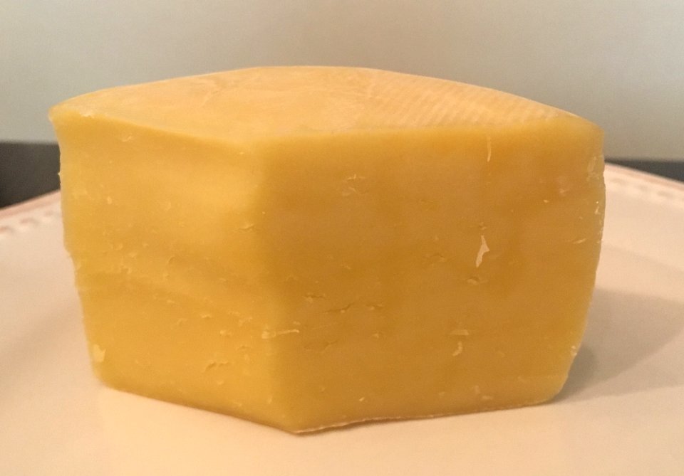 Side View of Cut Paipa Cheese
