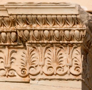 Side of an anta capital, from the Erechtheion Athens photo