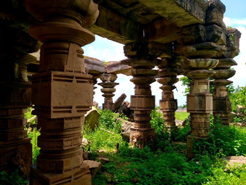 Shiva temple ruins, Khammampally Telangana - 24