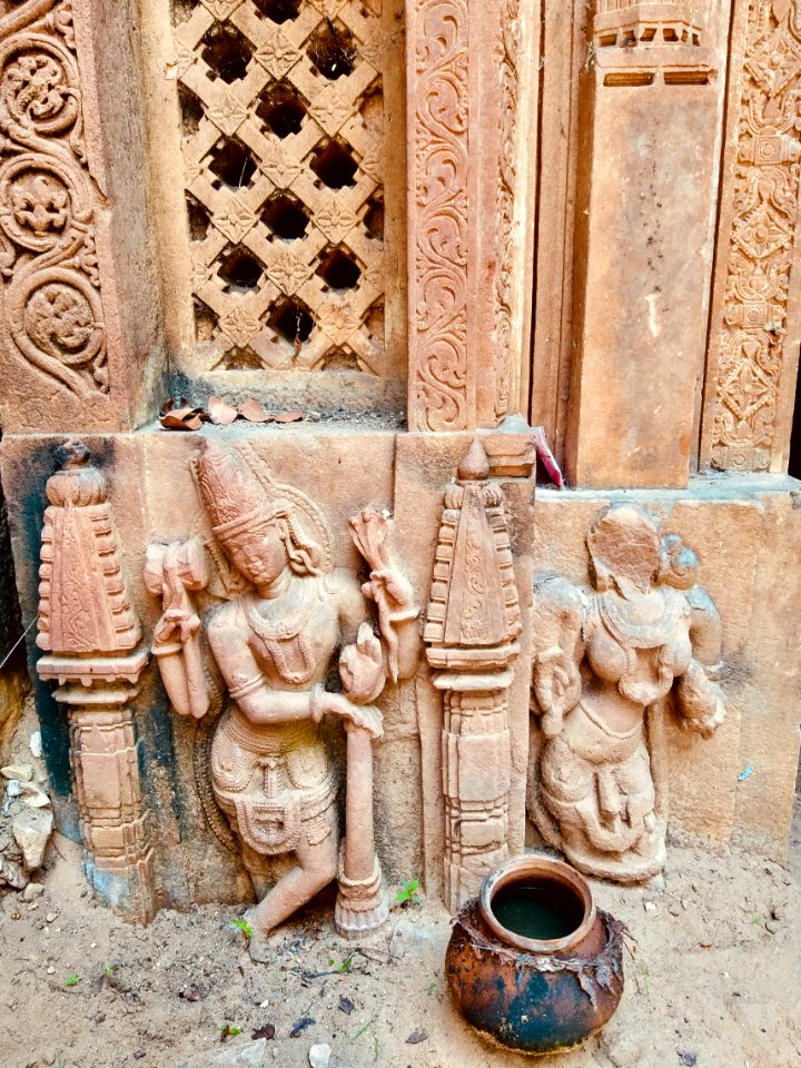 Shiva temple reliefs and artwork, Khammampally Telangana - 02