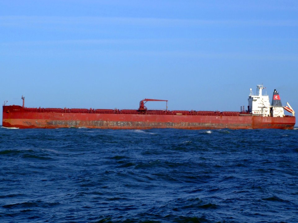 Siboelf - IMO 9011935 p1 leaving Port of Rotterdam, Holland 14-Jan-2007