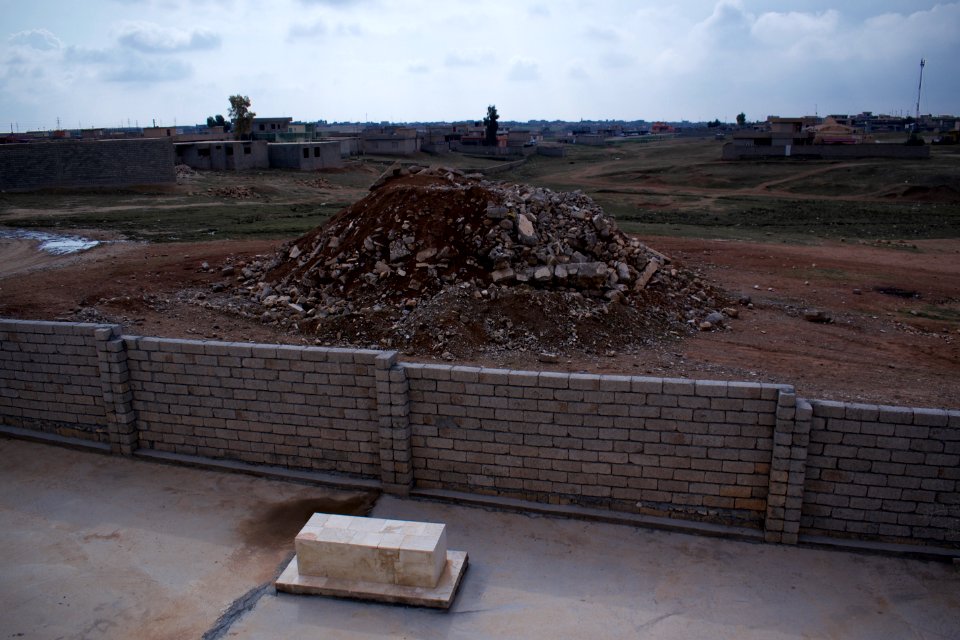 Shrine of Shekhse Bate in Babera village, rebuilt after 2014 14
