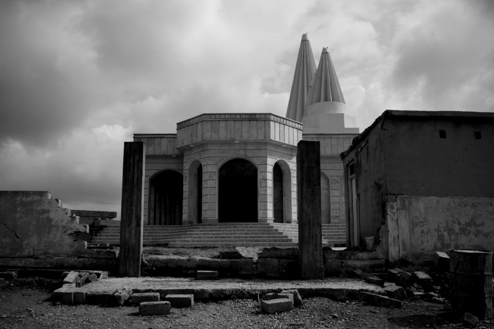 Shrine of Shekhse Bate in Babera village, rebuilt after 2014 11