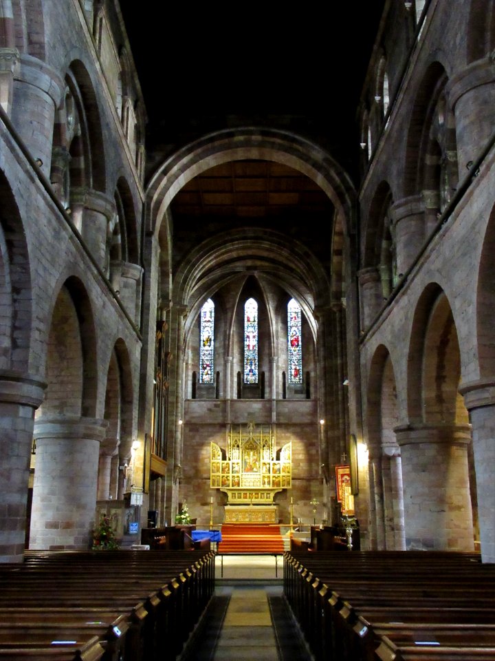 Shrewsbury Abbey, nave