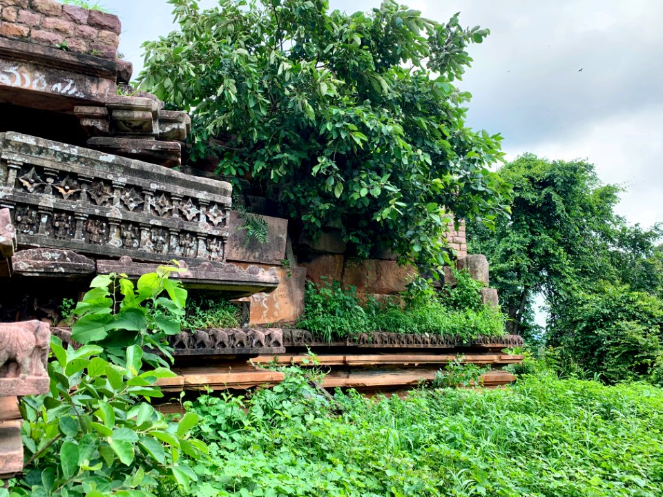 Shiva temple ruins, Palampet lake bund east, Telangana India - 39