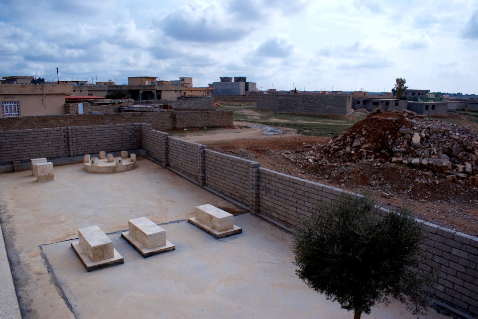 Shrine of Shekhse Bate in Babera village, rebuilt after 2014 16