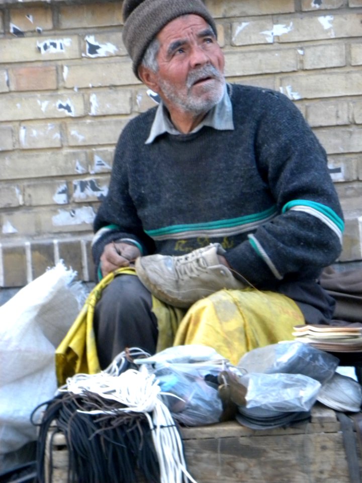 Shoemaker working at Street 1