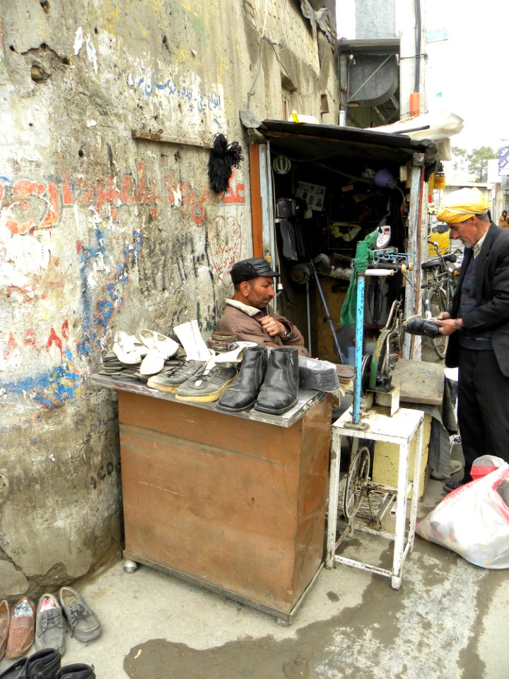 Shoemaker and his stall 1