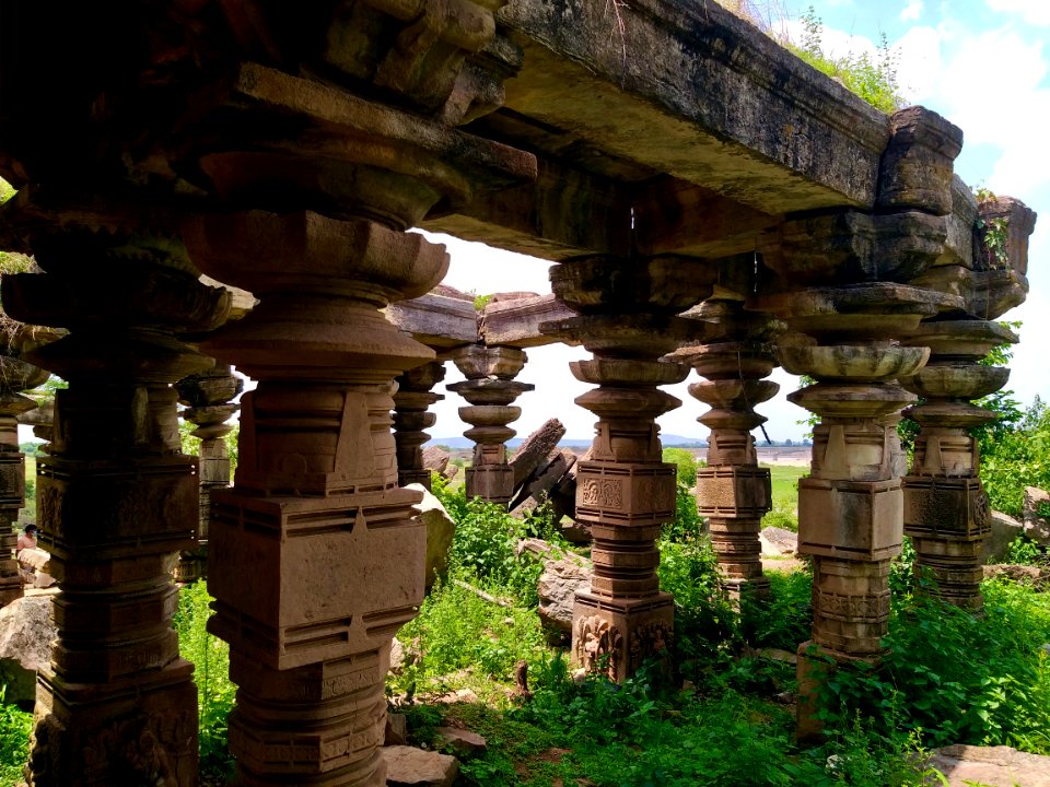 Shiva temple ruins, Khammampally Telangana - 03